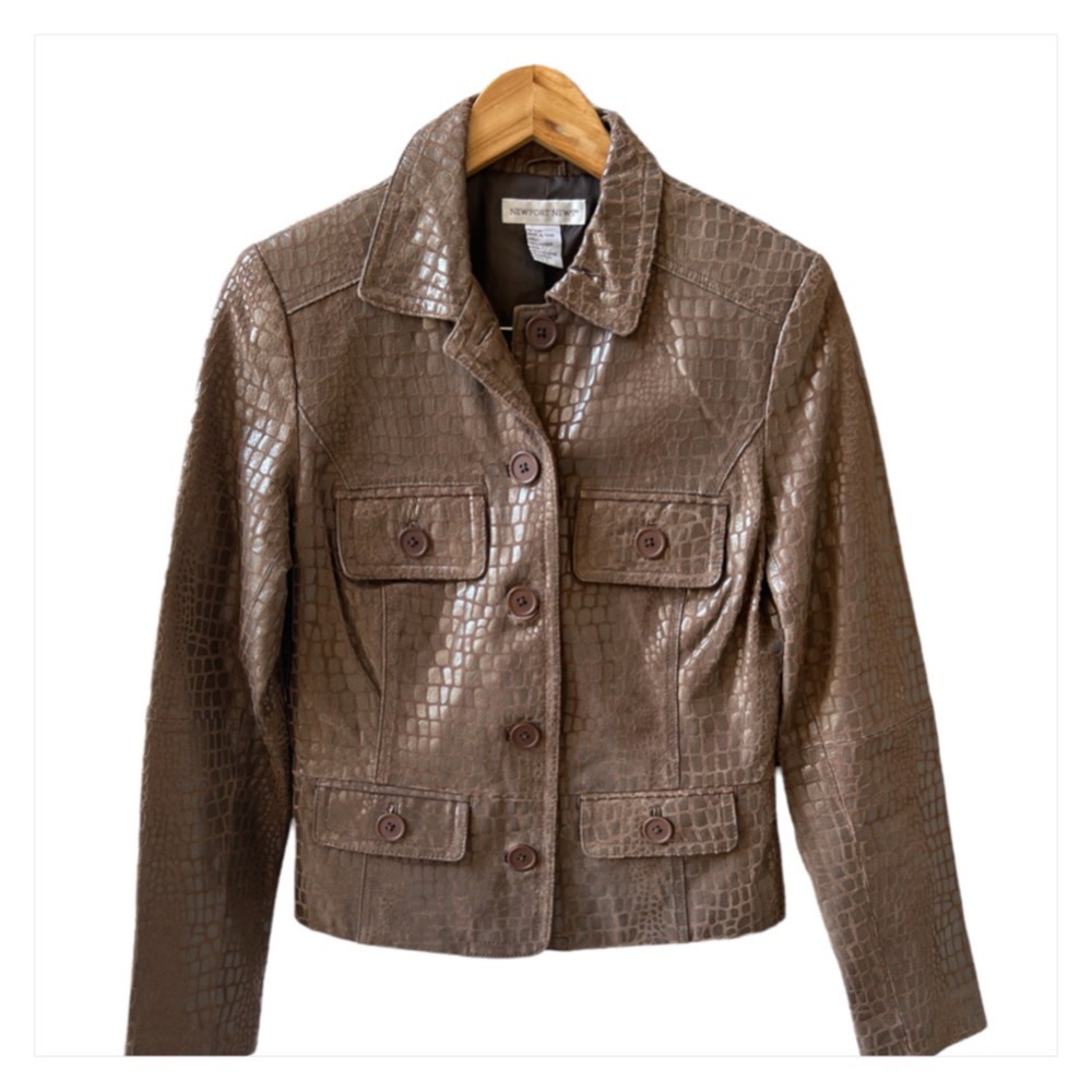 50% OFF 🤯 Vintage Brown Leather Jacket